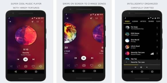 Gameplay screenshot from augustro music player for Android