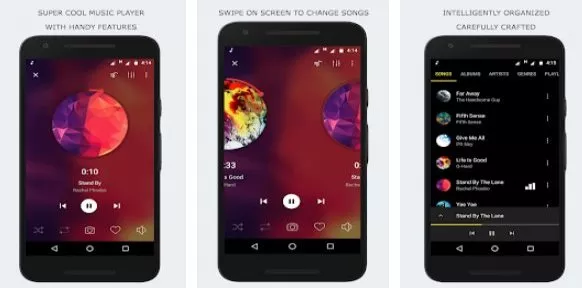Gameplay screenshot from augustro music player for Android