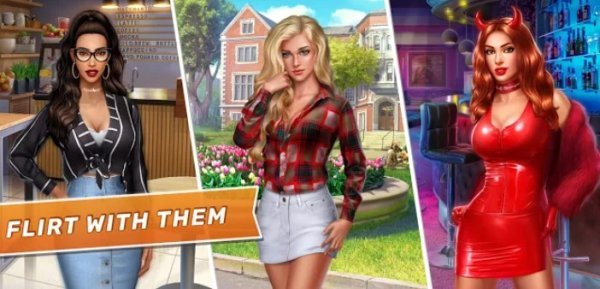 Gameplay screenshot from college love game for Android