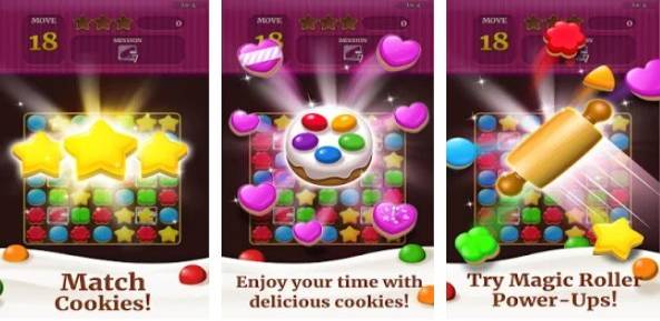 Gameplay screenshot from cookie crush classic for Android