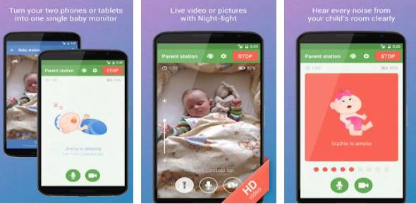Gameplay screenshot from baby monitor 3g for Android