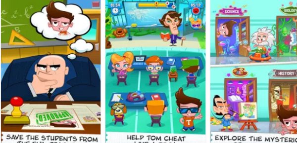 Gameplay screenshot from cheating tom 3 genius school for Android