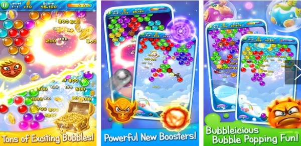 Gameplay screenshot from bubble shooter 2 for Android