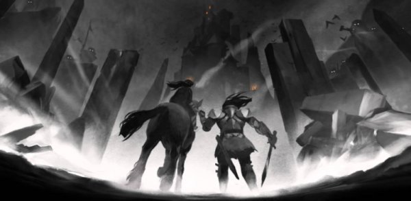 Gameplay screenshot from A Blind Legend for Android