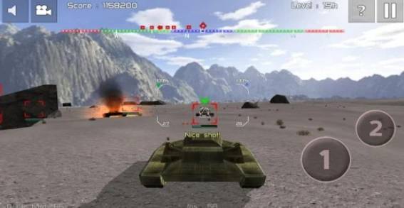 Gameplay screenshot from armored forces world of war for Android
