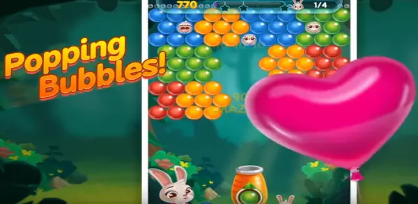 Gameplay screenshot from bunny pop for Android