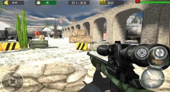 counter teroris gun shooting game MOD APK Android