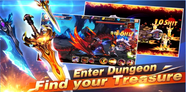 Gameplay screenshot from brave fighter2 legion frontier for Android