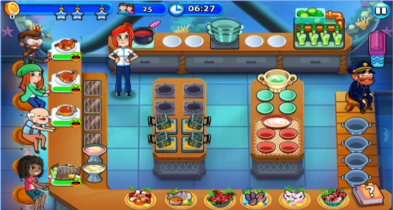 Gameplay screenshot from chef rescue management game for Android