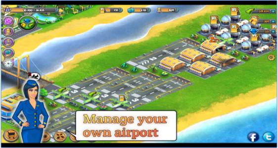 Gameplay screenshot from city island airport Asia for Android