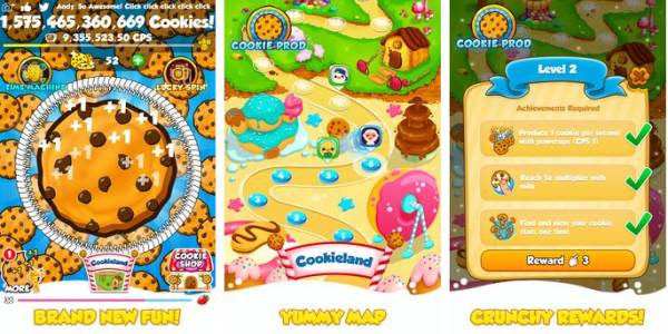 Gameplay screenshot from cookie clickers 2 for Android