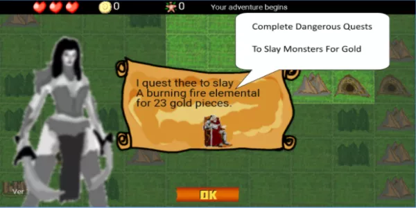 Gameplay screenshot from blades and beasts fantasy rpg for Android