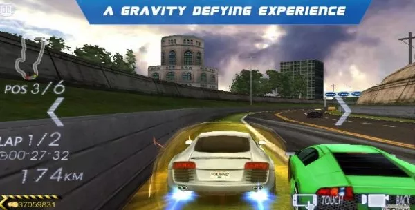 Gameplay screenshot from crazy racer 3d endless race for Android