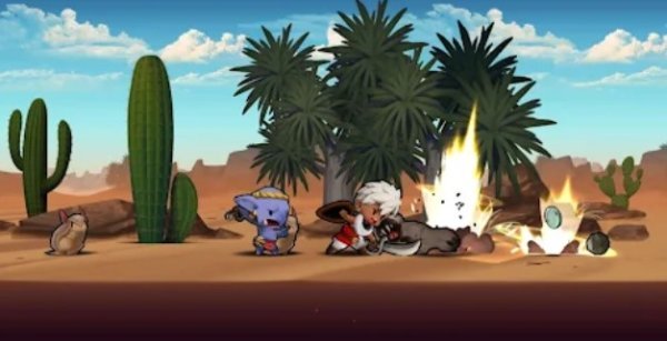 Gameplay screenshot from brave cano for Android