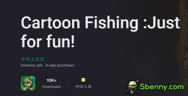 cartoon fishing just for fun