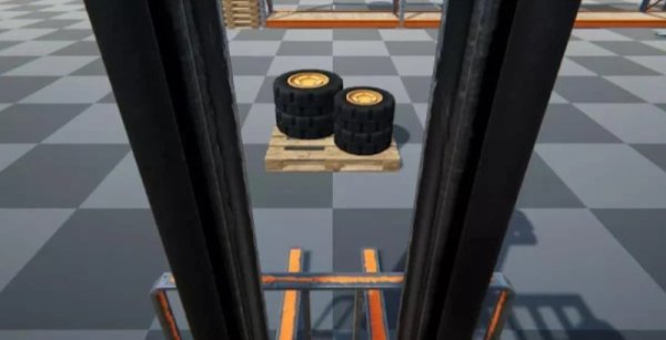 Gameplay screenshot from construction simulator 2020 pro forklift truck for Android