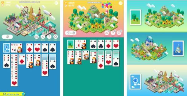 Gameplay screenshot from age of solitaire free card game for Android