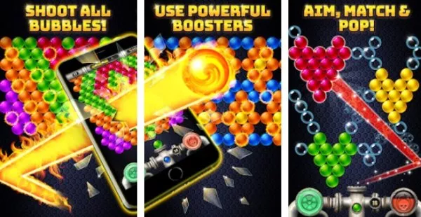 Gameplay screenshot from bubbles empire champions for Android
