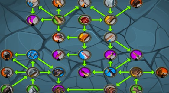 Gameplay screenshot from crafting idle clicker for Android