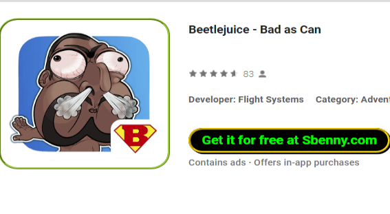 beetlejuice bad as can