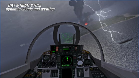 Gameplay screenshot from carrier landings pro for Android