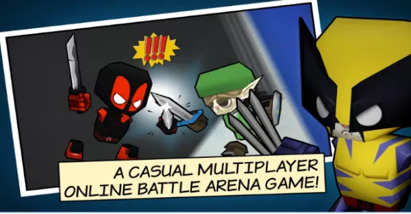 Gameplay screenshot from cosplague arena casual moba for Android