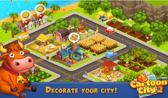 Gameplay screenshot from cartoon city 2 farm to town for Android