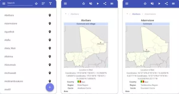 Gameplay screenshot from communes of mali for Android