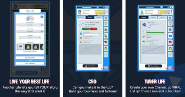 Gameplay screenshot from another life life simulator for Android