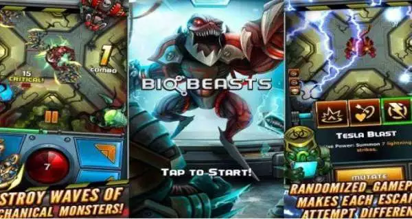 Gameplay screenshot of BioBeasts MOD APK on Android