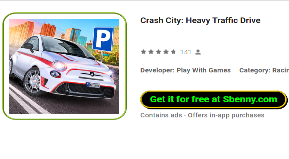 crash city heavy traffic drive