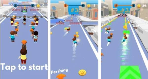 Gameplay screenshot from animal race for Android