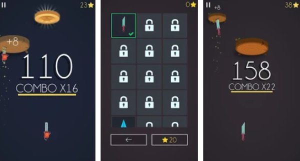 Gameplay screenshot from blade shooter for Android