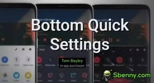 bottom quick settings