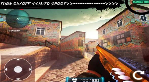 Gameplay screenshot from counter terrorist 2 gun strike for Android