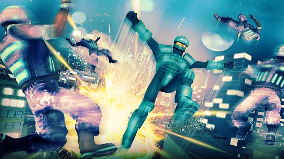 Gameplay screenshot from bat superhero battle simulator for Android