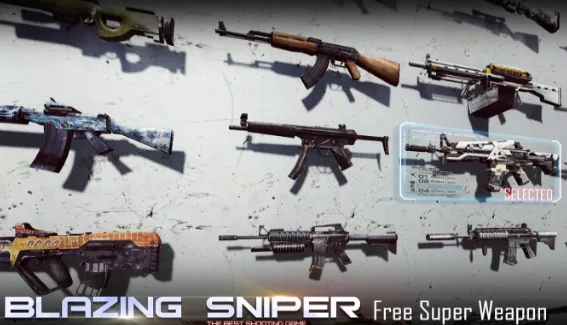 Gameplay screenshot from blazing sniper elite killer shoot hunter strike for Android