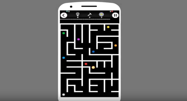 Gameplay screenshot from amazer pro find your way for Android