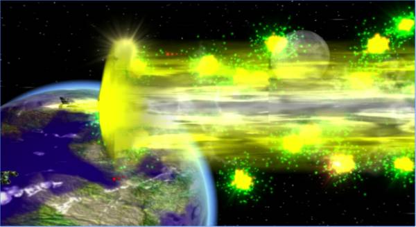 Gameplay screenshot from blastzone 2 arcade shooter for Android