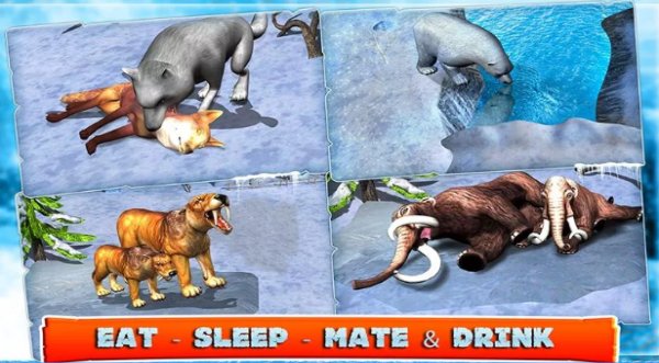 Gameplay screenshot from beasts of ice age for Android