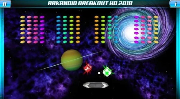 Gameplay screenshot from arkanoid galaxy hd2021 for Android