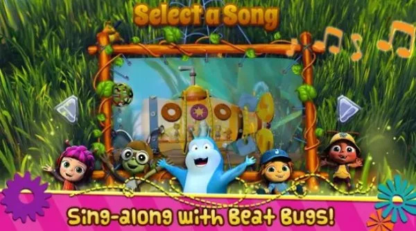 Gameplay screenshot from beat bugs sing along for Android