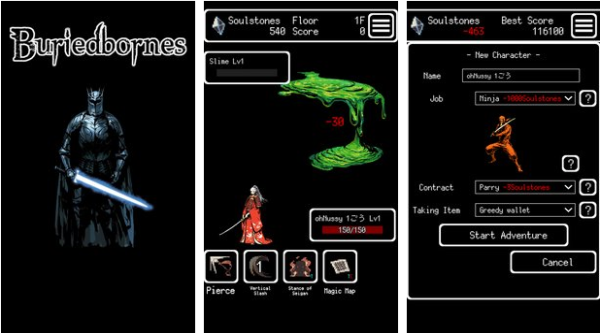 buriedbornes hardcore rpg