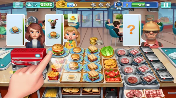 Gameplay screenshot from burger master for Android