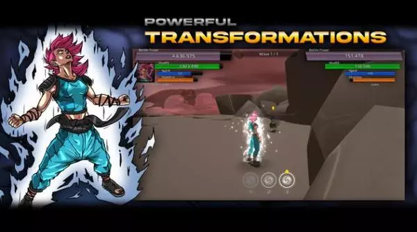Gameplay screenshot from BURST TO POWER for Android