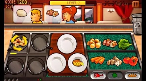 Gameplay screenshot from cooking master mod for Android