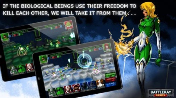 Gameplay screenshot from battleray armies for Android