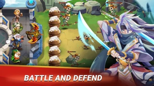 Gameplay screenshot from castle defender premium for Android