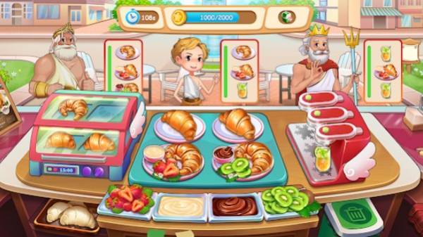 Gameplay screenshot from cooking paradise chef and restaurant game for Android