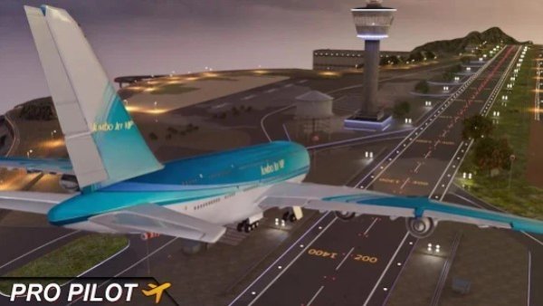 Gameplay screenshot from city flight airplane pilot new game plane games for Android